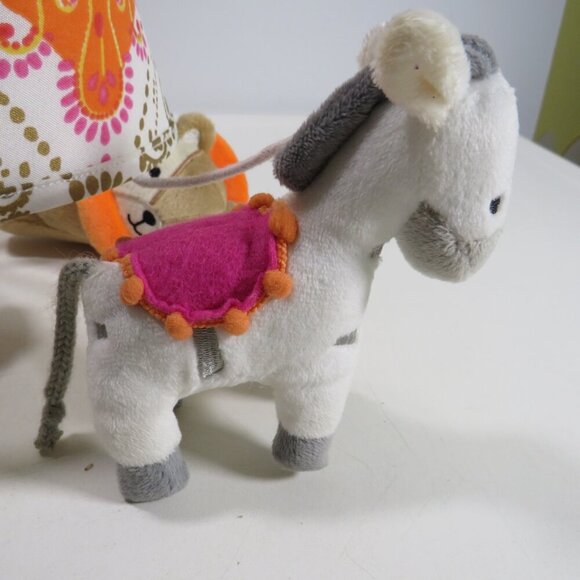 Baby Plush Animal mobile (soft animals Elephant, Lion, Giraffe, Donkey) - Picture 5 of 16